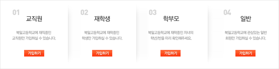 01.교직원 02.재학생 03.학부모 04.졸업생 05.일반